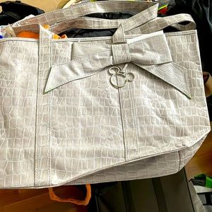 Brand new Walt Disney, Mickey Mouse, gray pleather bag